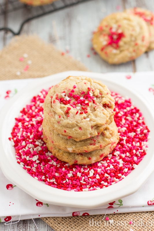 Cream Cheese Funfetti Cookies One Sweet Mess