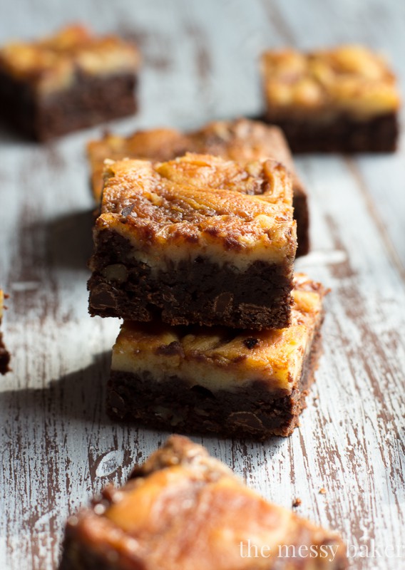 Turtle-Cheesecake-Swirl-Brownies-3