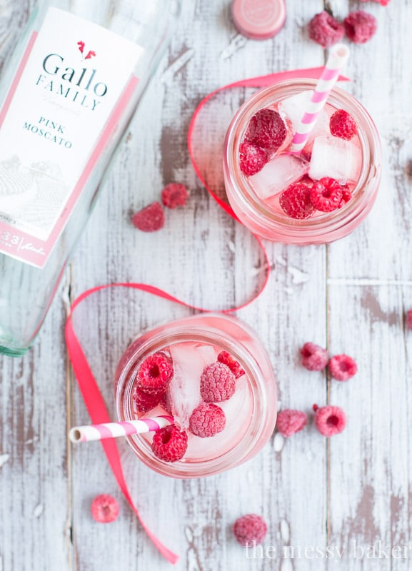 Raspberry Moscato Sangria