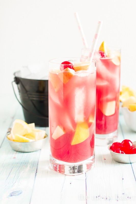 Black Cherry Sangria | www.themessybakerblog.com