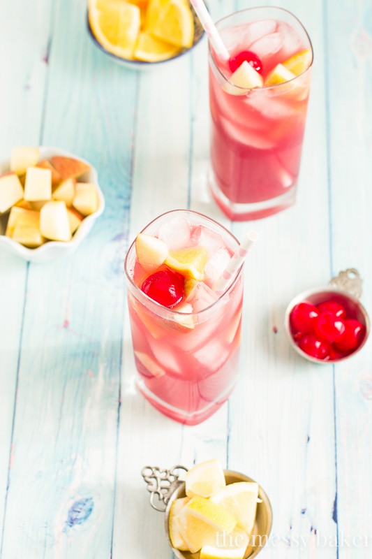 Black Cherry Sangria | www.themessybakerblog.com