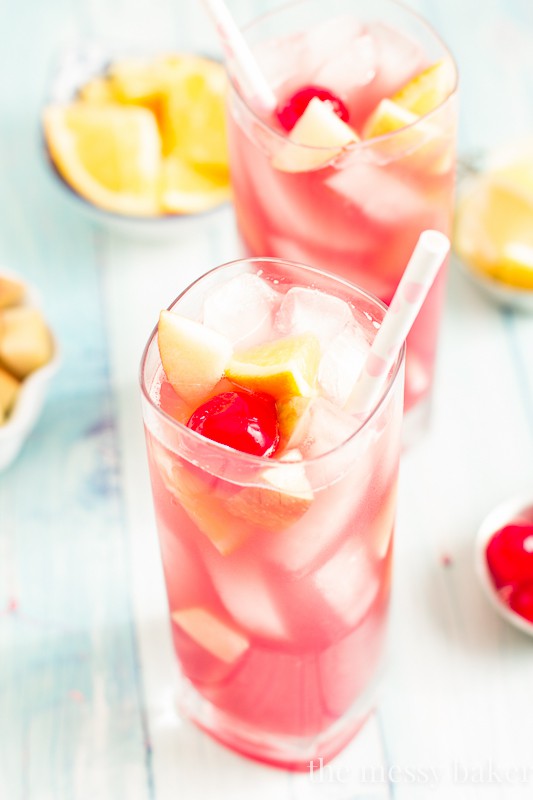 Black Cherry Sangria | www.themessybakerblog.com