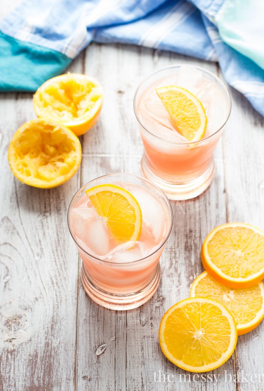 Cranberry Orange Crush Cocktail | www.themessybakerblog.com