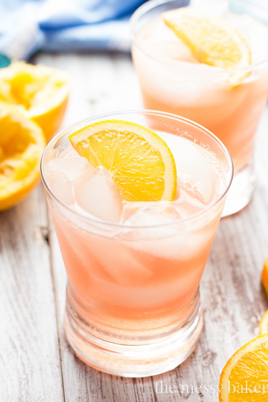 Cranberry Orange Crush Cocktail | www.themessybakerblog.com