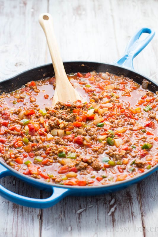 Southwestern Spaghetti Pie Casserole