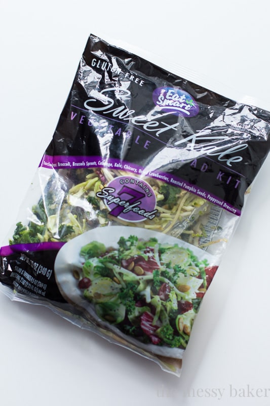 Eat Smart Chopped Sweet Kale Salad Kit 12 oz, Salad Mixes