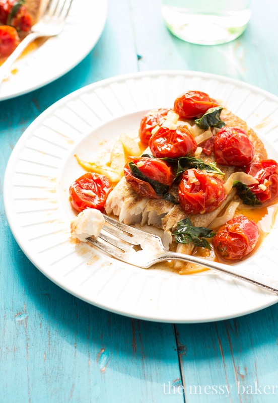 Mahi Mahi with Roasted Tomatoes and Fennel