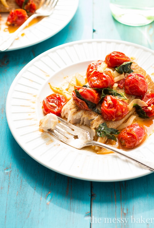 Mahi Mahi with Roasted Tomatoes and Fennel