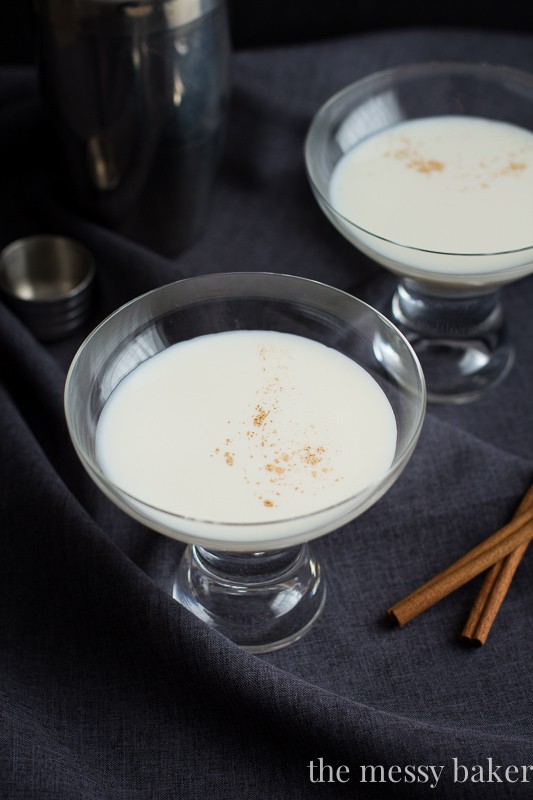 Caramel Cinnamon Martini {RumChata, Caramel Vodka, Cinnamon}