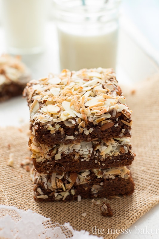 Almond Joy Brownies {made healthier}