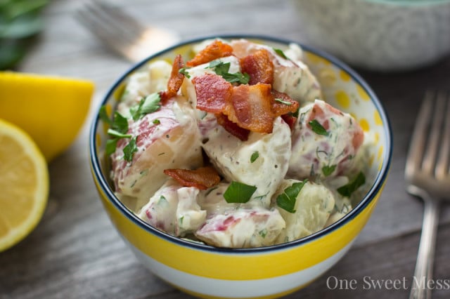 Chicken Bacon Ranch Potato Salad