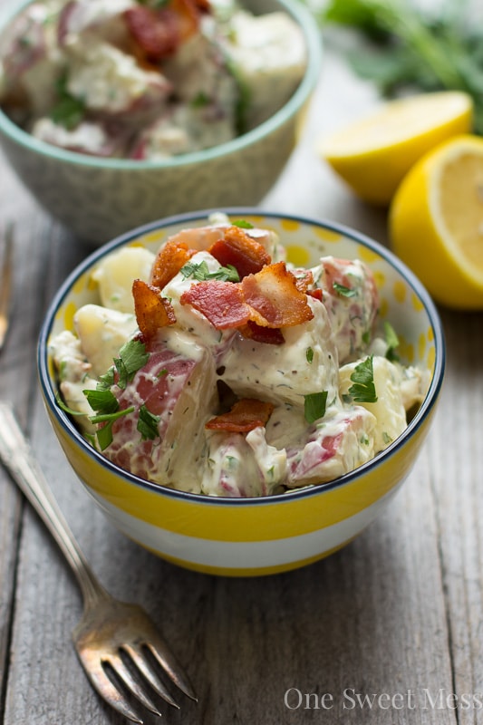 Chicken Bacon Ranch Potato Salad