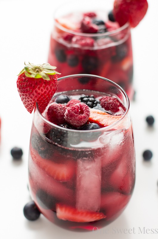 Summer Berry Moscato Sangria