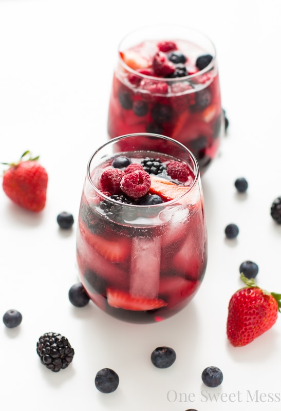 Summer Berry Moscato Sangria