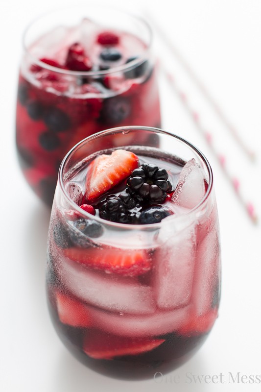 Summer Berry Moscato Sangria