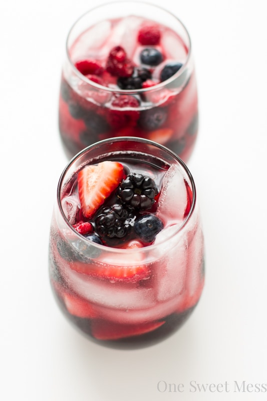 Summer Berry Moscato Sangria