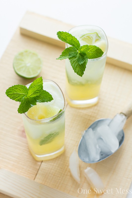 Pineapple Coconut Mojito