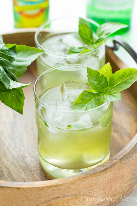 Basil Ginger Gin Fizz