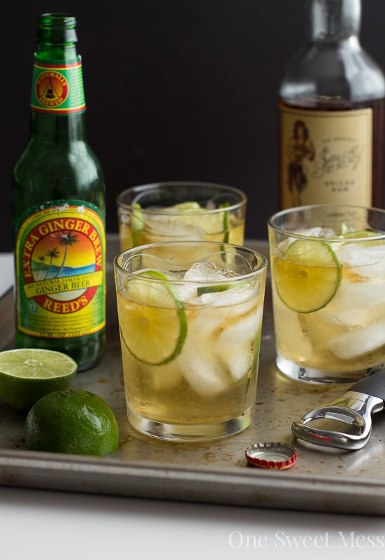 Dark & Stormy Cocktail