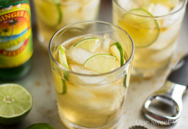 Dark & Stormy Cocktail