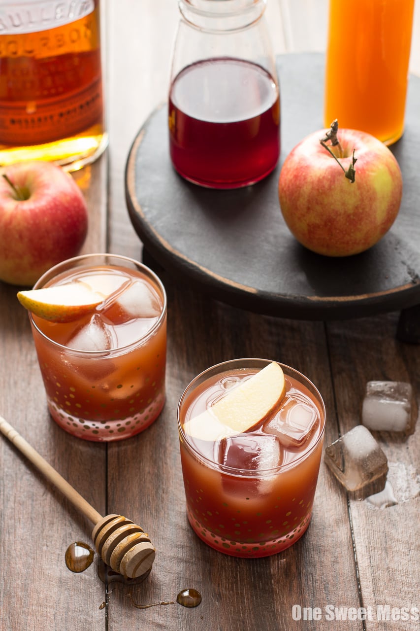 Pomegranate Cider Bourbon Splash