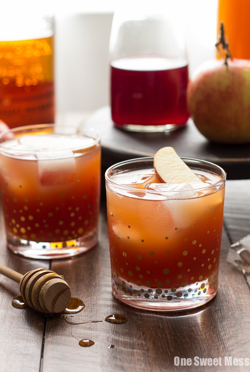 Pomegranate Cider Bourbon Splash