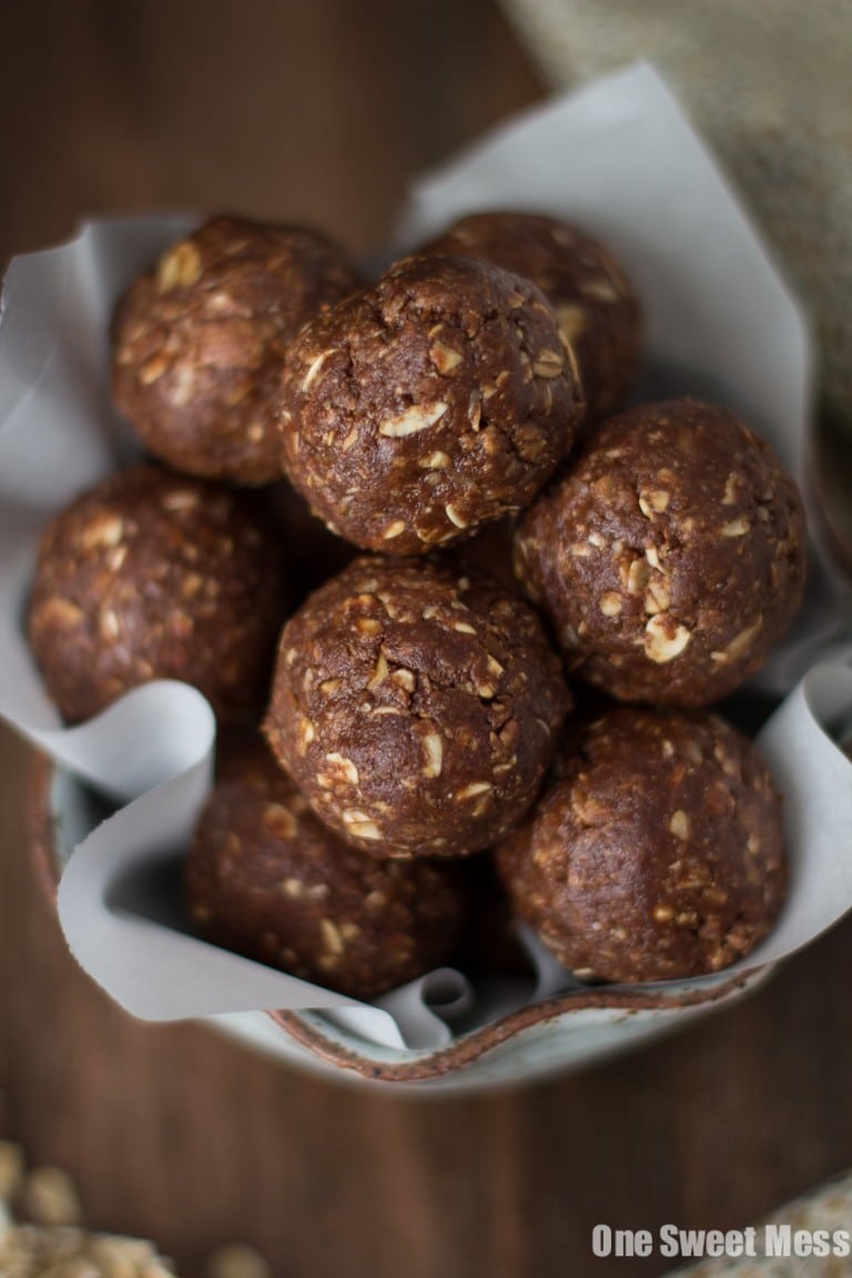Almond Joy Energy Balls {GlutenFree & Vegan} One Sweet Mess