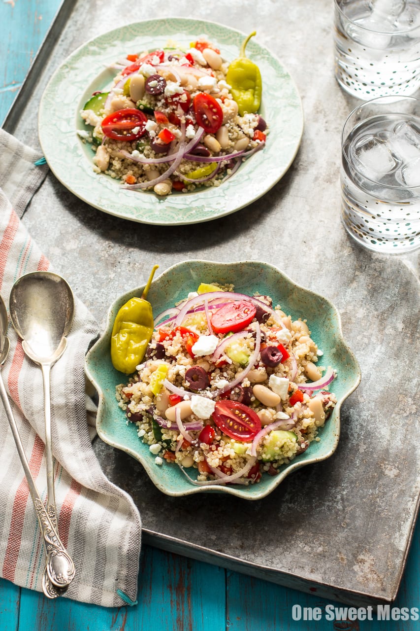 Greek Quinoa Salad - Naturally Gluten-Free and Vegetarian