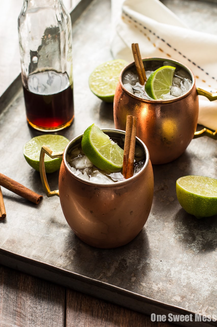 The Mid-Winter Mule: This bourbon-infused cocktail combines fruity Pimm's No.1, ginger beer, and homemade cinnamon simple syrup. 