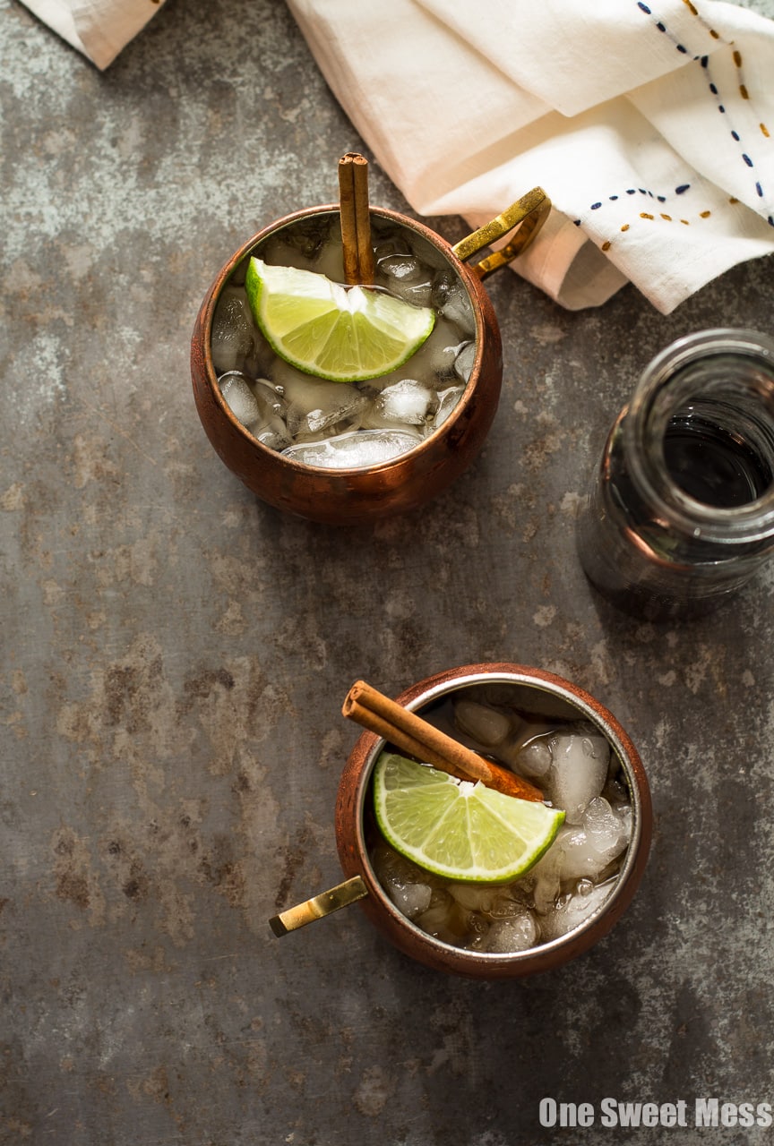 The Mid-Winter Mule: This bourbon-infused cocktail combines fruity Pimm's No.1, ginger beer, and homemade cinnamon simple syrup. 