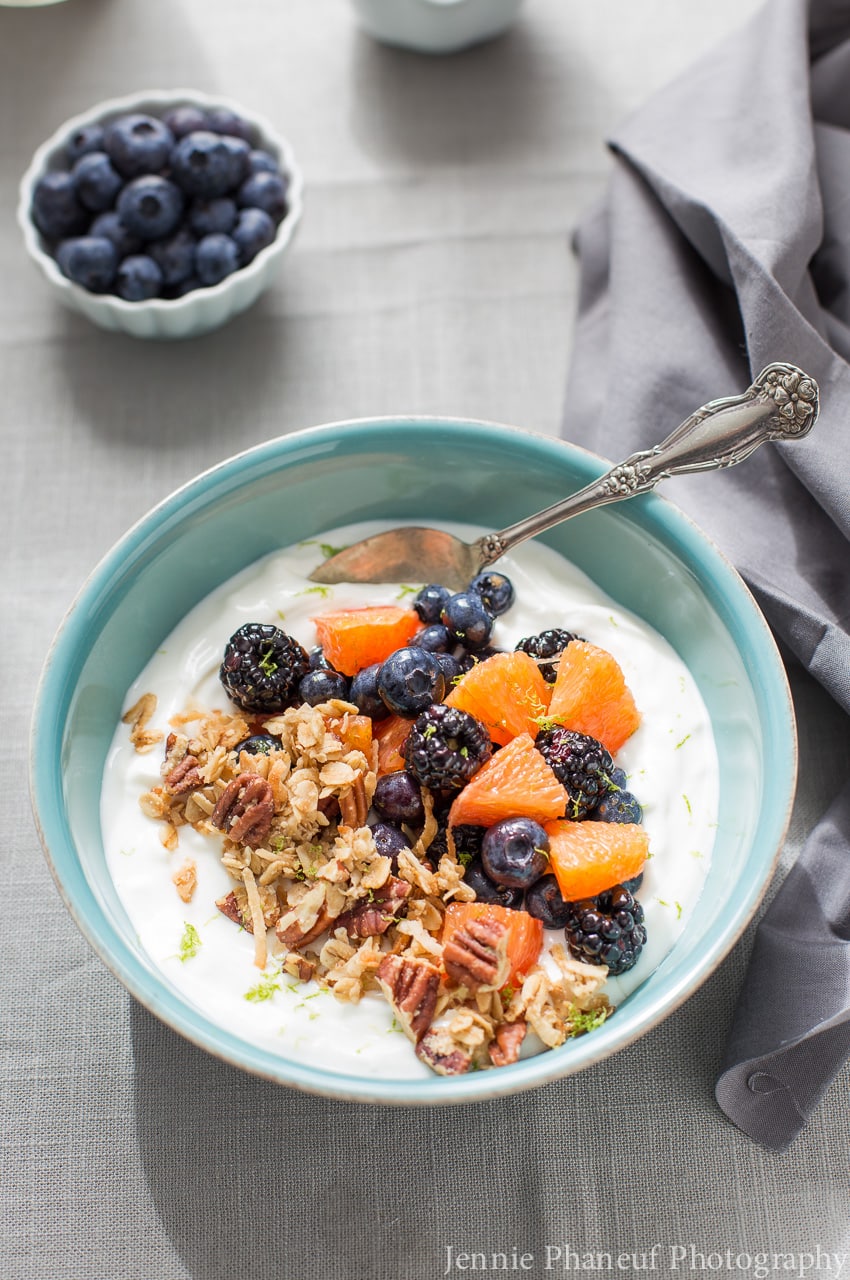 Honey-Lime Fruit and Yogurt Bowl