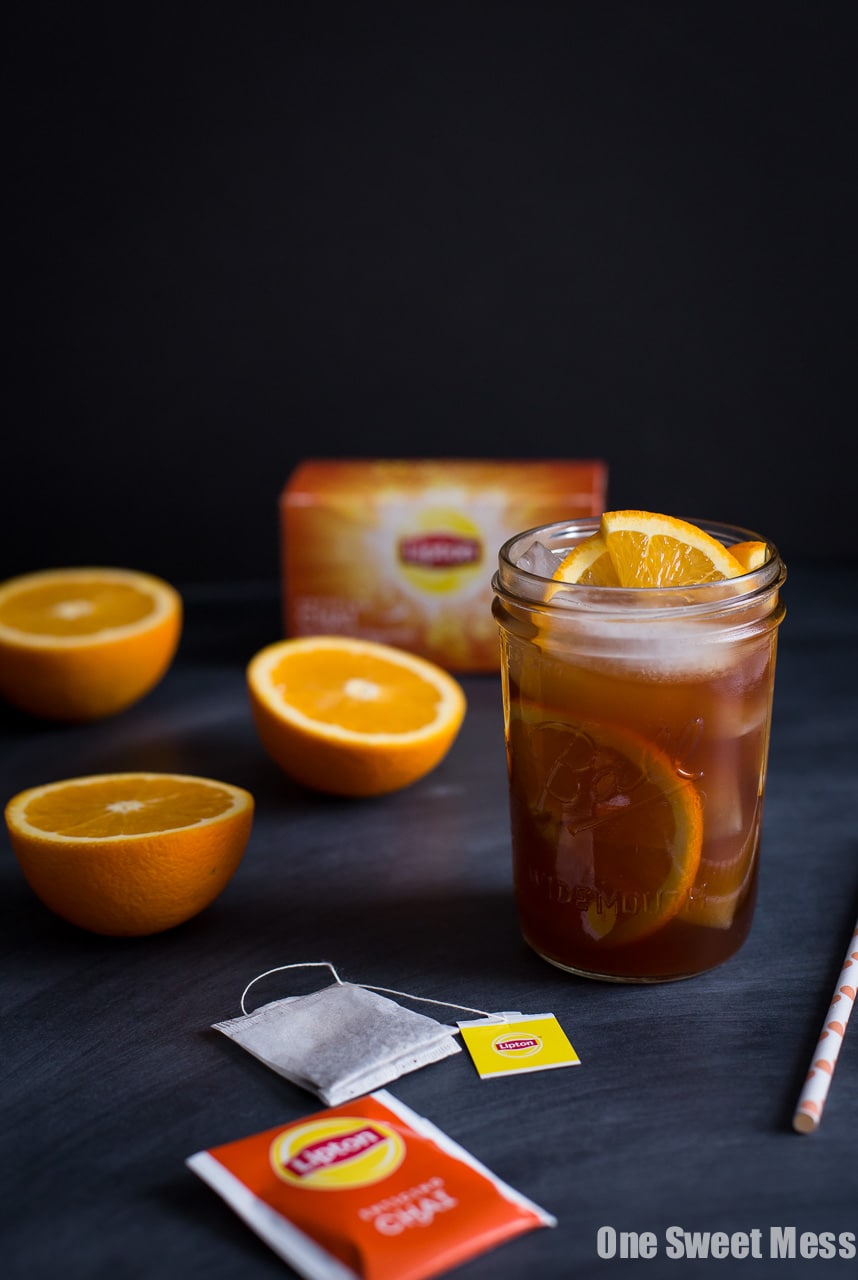 Honey Orange Iced Chai Tea