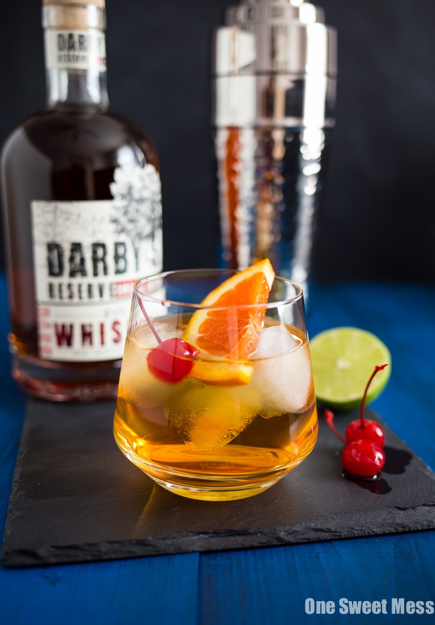 Triple Citrus Whiskey Sour Cocktail