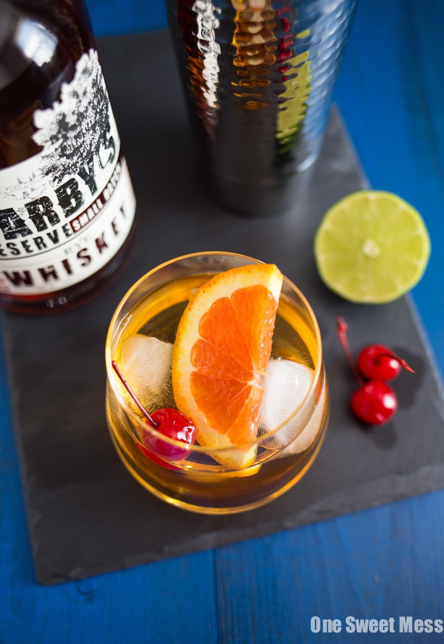Triple Citrus Whiskey Sour Cocktail
