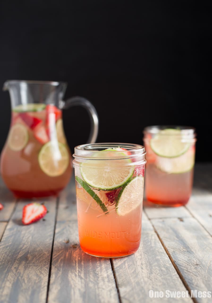 Strawberry-Lime Sangria