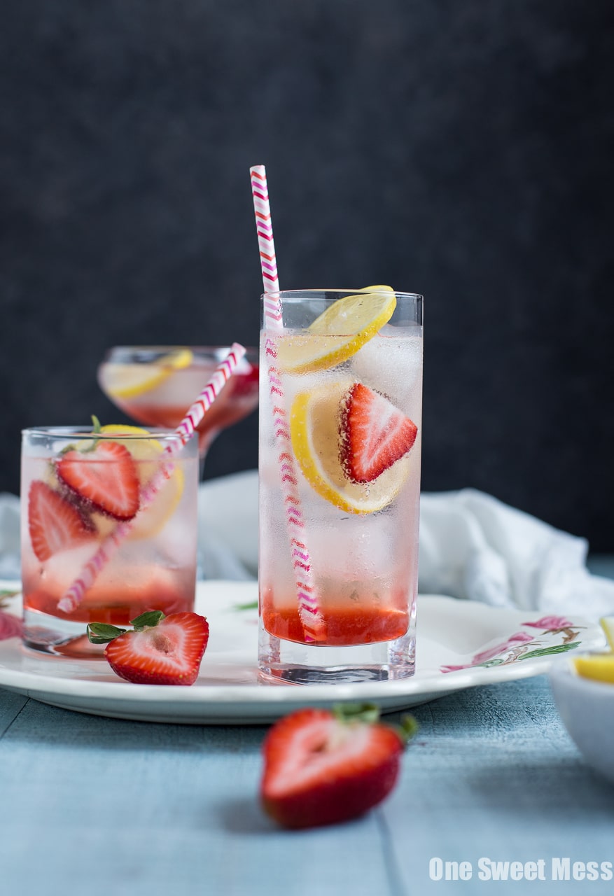 Strawberry Lemon Gin Fizz: This refreshing cocktail combines sweet strawberry syrup, tart lemon juice, and herb-infused gin. Get ready to rock summer!