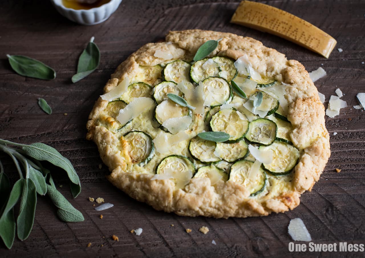Summer Squash & Ricotta Galette with Sage Brown Butter
