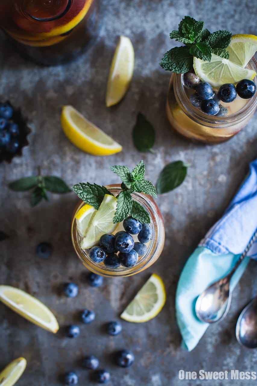 Blueberry Sweet Tea Lemonade Sangria