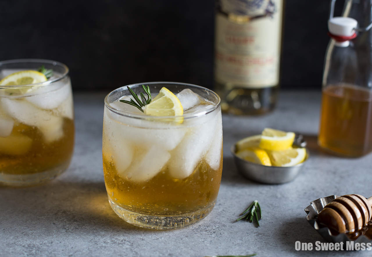 Honey Rosemary Lillet Spritzer
