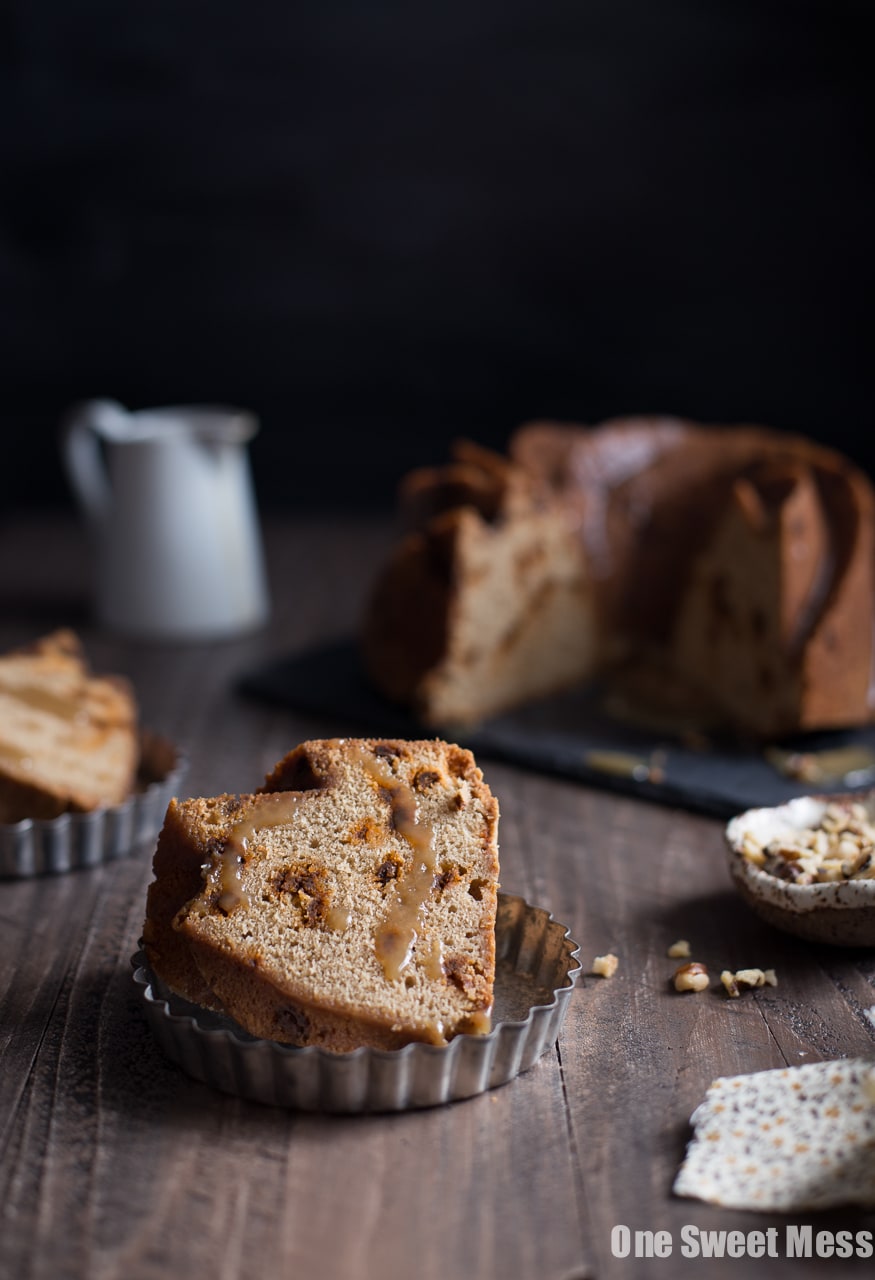 Cinnamon Brown Sugar Bundt Cake with Butterscotch Rum Glaze