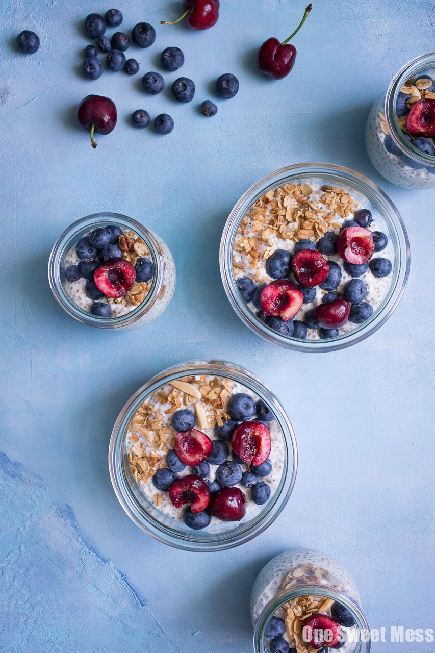 This Very Vanilla Chia Pudding is gluten-free, vegan-friendly, naturally sweetened, and high in protein. It's a great on-the-go healthy breakfast option.
