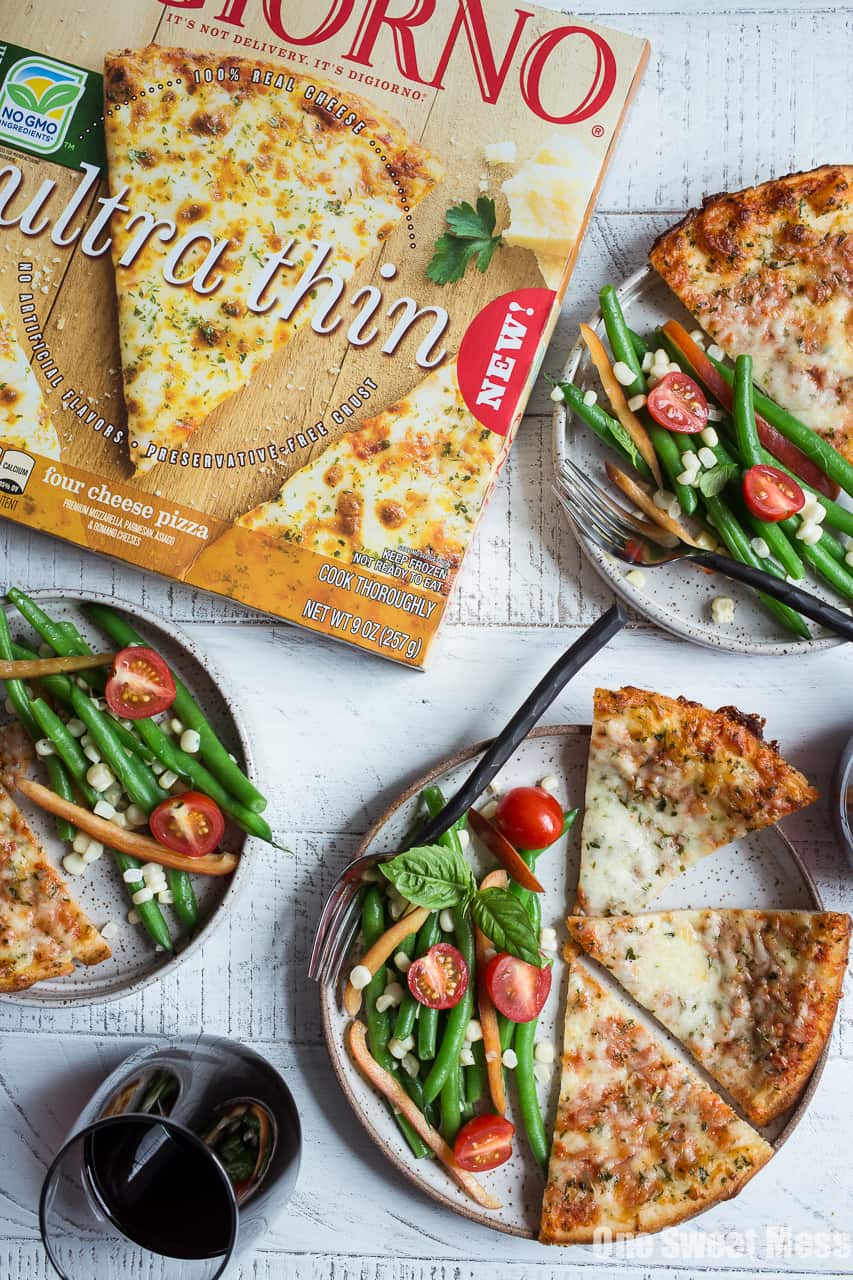 Grilled Corn, Red Pepper and Green Bean Salad {Gluten-Free + Vegan}