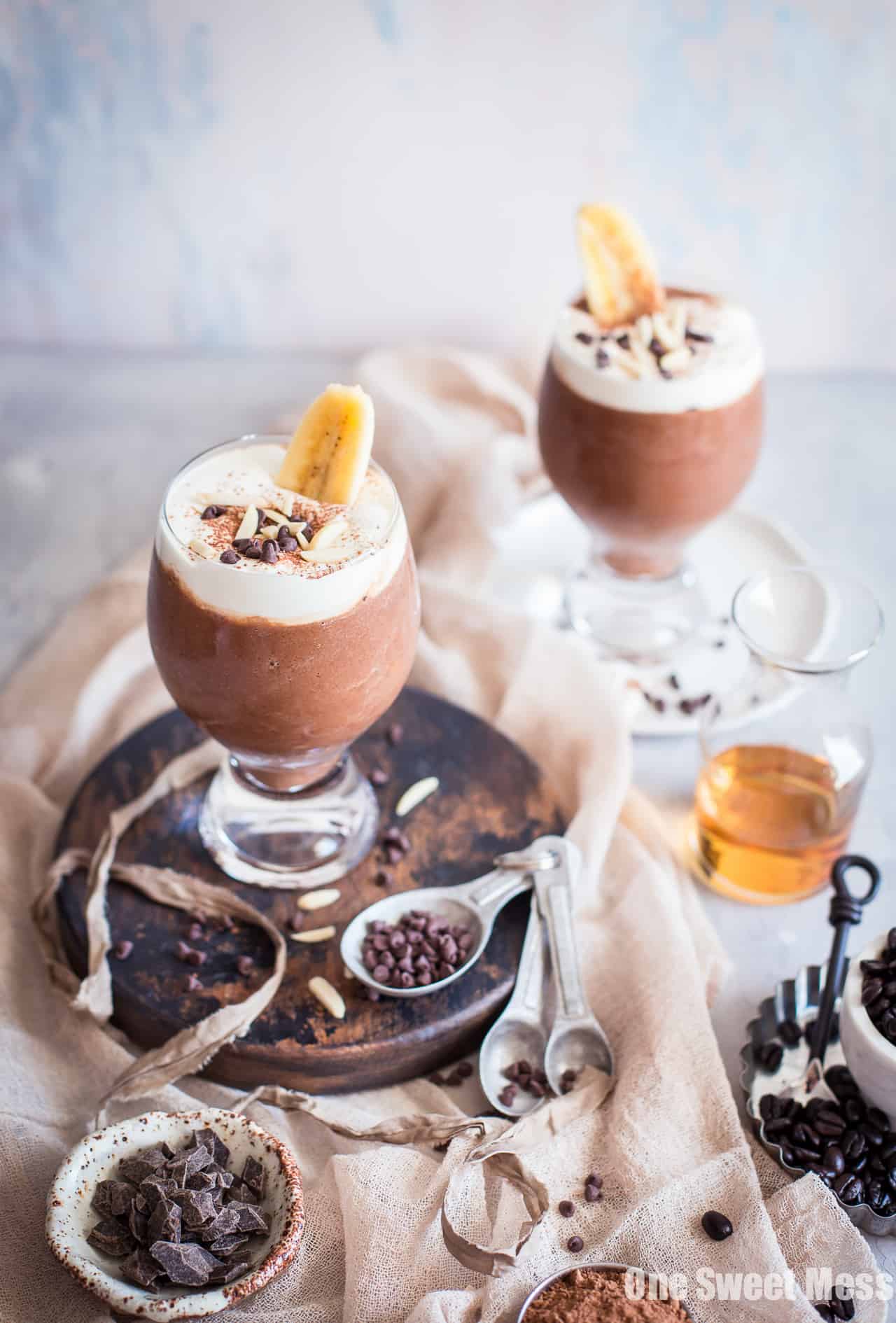 Dirty Banana Cocktail: This frozen cocktail is a creamy blend of chocolate, bananas, and espresso.