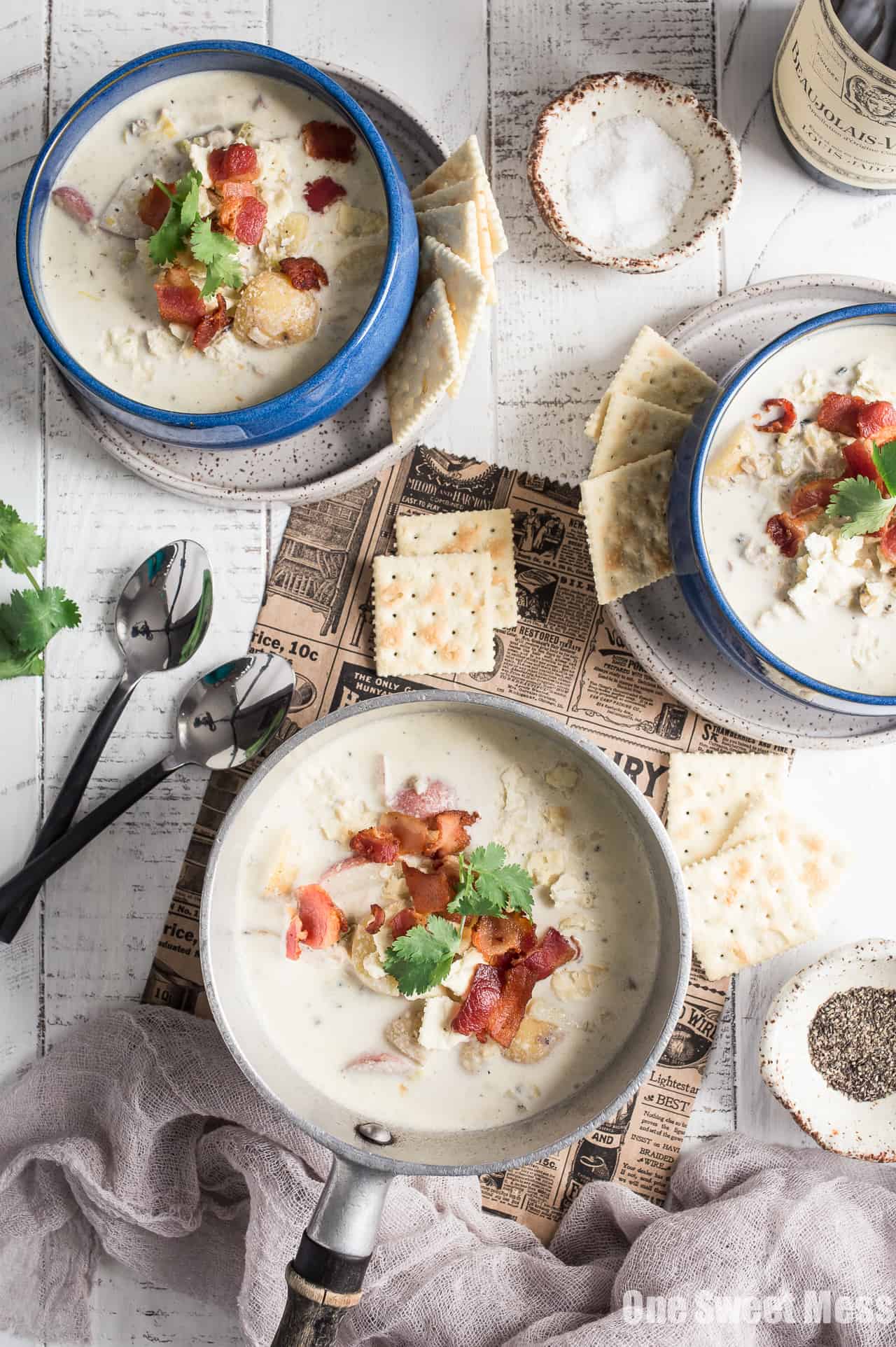 New England Clam Chowder: This one-pot meal is thick, hearty and gluten-free. 