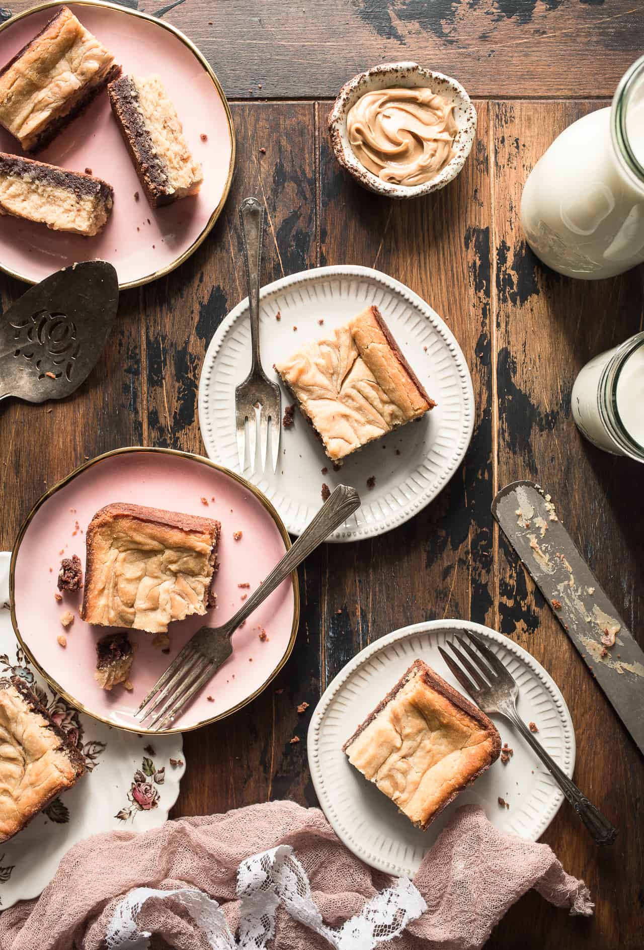 Gluten-Free Peanut Butter Cheesecake Brownies 