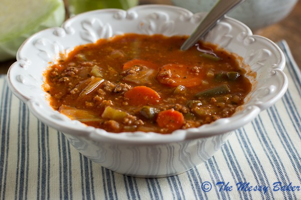 Ground Turkey & Veggie Soup {www.themessybakerblog.com}-6477