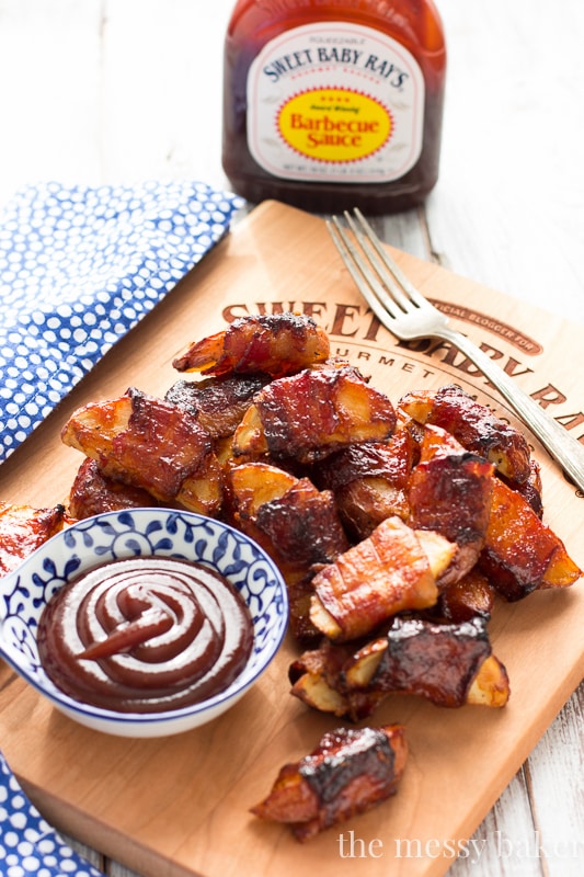 Bacon Wrapped Barbecue Potato Wedges 2 4
