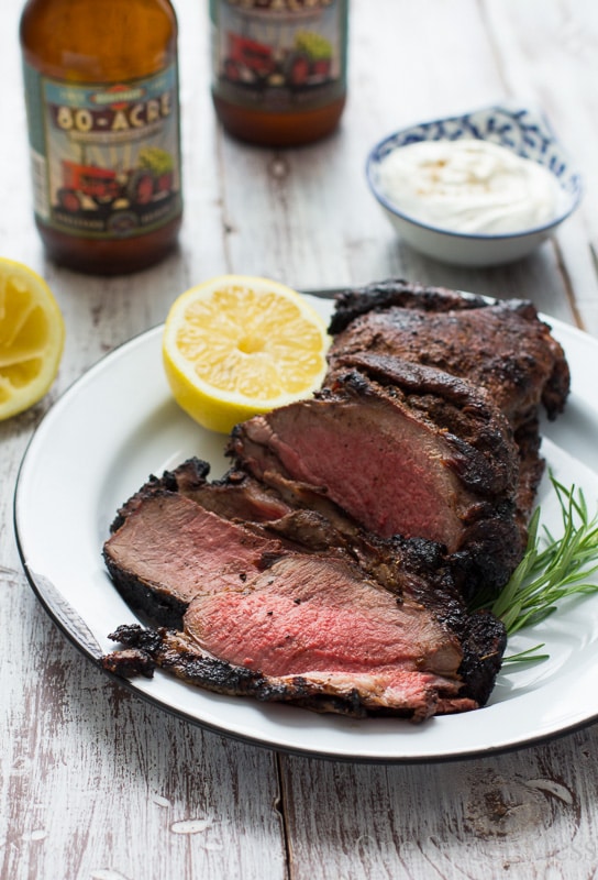 Mediterranean Grilled Lamb with Pale Ale Glaze