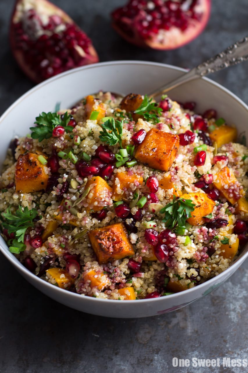 Roasted Butternut Squash Quinoa Salad