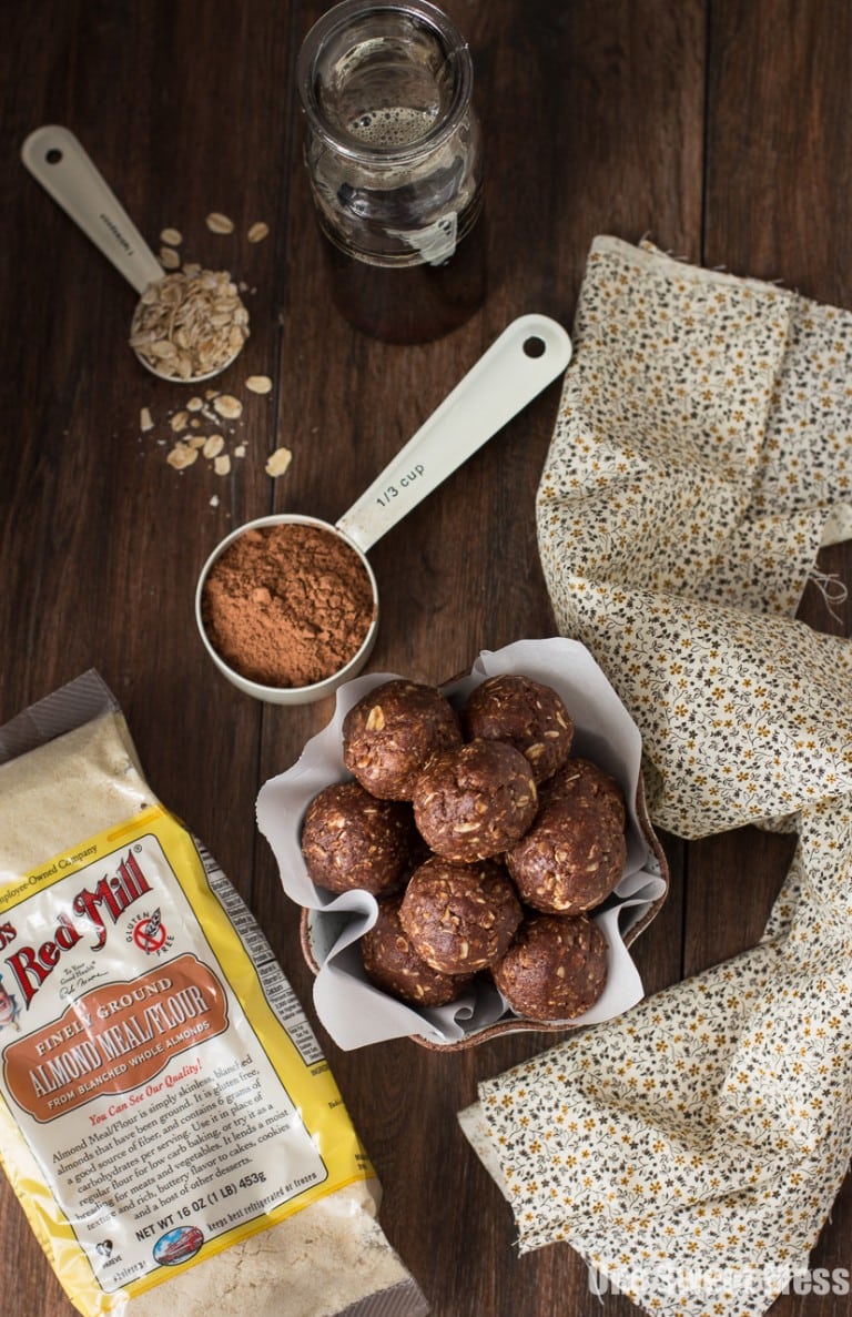 Almond Joy Energy Balls {GlutenFree & Vegan} One Sweet Mess